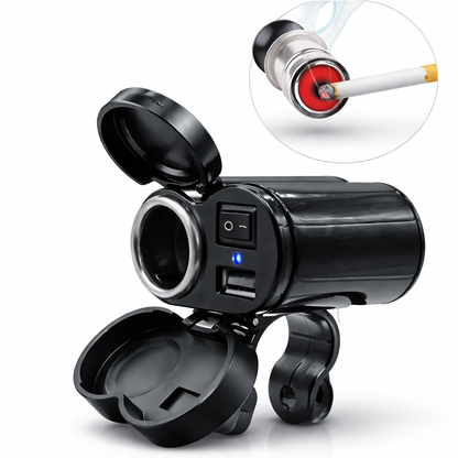 Cargador Moto USB encendedor Cigarrillo