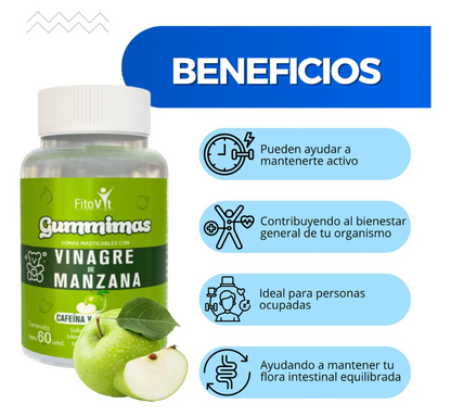 GOMITAS VINAGRE DE MANZANA X60 UND FITOVIT