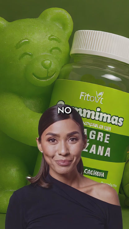 GOMITAS VINAGRE DE MANZANA X60 UND FITOVIT